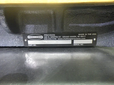 Challenge 8" x 12" Hand Scraped Cast Iron Surface Plate TP-0812-SC (LOC849)