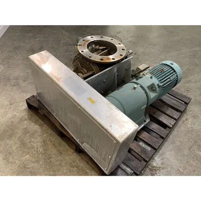 Used 10" Stainless Steel Flo-Tronics Rotary Airlock Feeder Valve