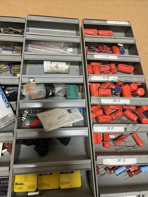 Huge Electrical Lot Circuit Board Repair Resistors, Transitors, Chips, Fuses