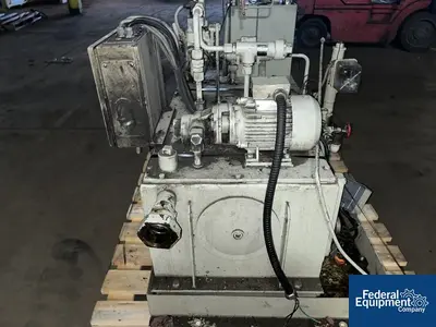 USED Berstorff 1,610 MM (63") Berstorff Vertical Two Roll Calander Sheet Stack