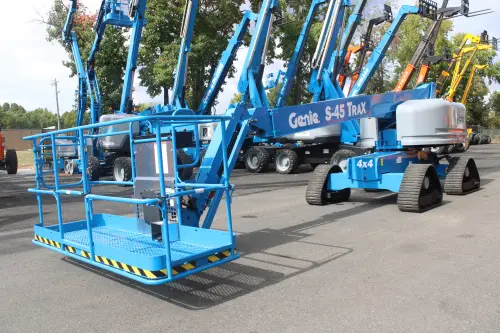 Used 2018 GENIE S45 TRAX Telescopic Boom Lifts Pennsylvania US | National Lift Equipment #1382201