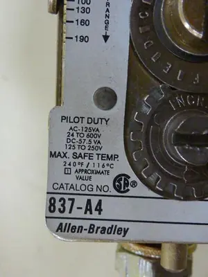 USED ALLEN BRADLEY 837-A4 SER A