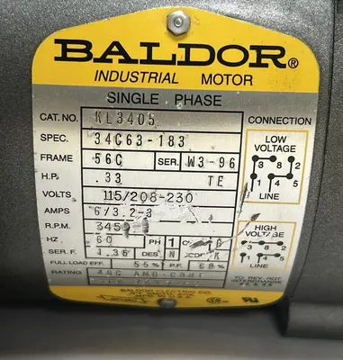 Used BALDOR KL3405 Industrial Controls Ohio US | Surplus Asset Holdings #1242586