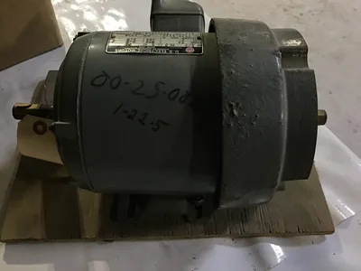 U.S. Electrical Motors 62.12505.881 1/2HP Dual Shaft Electric Motor 1745RPM 3PH