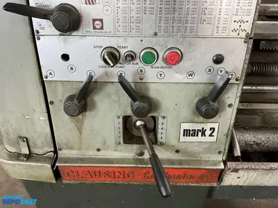 15" X 50" CLAUSING MODEL #15 COLCHESTER ENGINE LATHE: YOBRO #23986