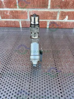 USED SPIRAX SARCO ANSI 600 A351 CF3M STEEL STRAINER W/ 1" SANITARY TO QUICK CONNECT