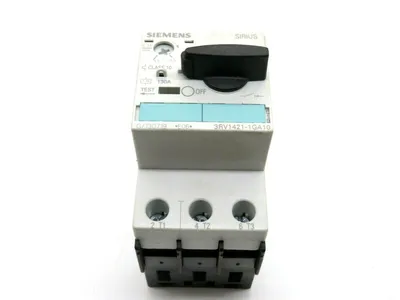 USED SIEMEMS 3RV1421-1GA10 CIRCUIT BREAKER 3RV14211GA10
