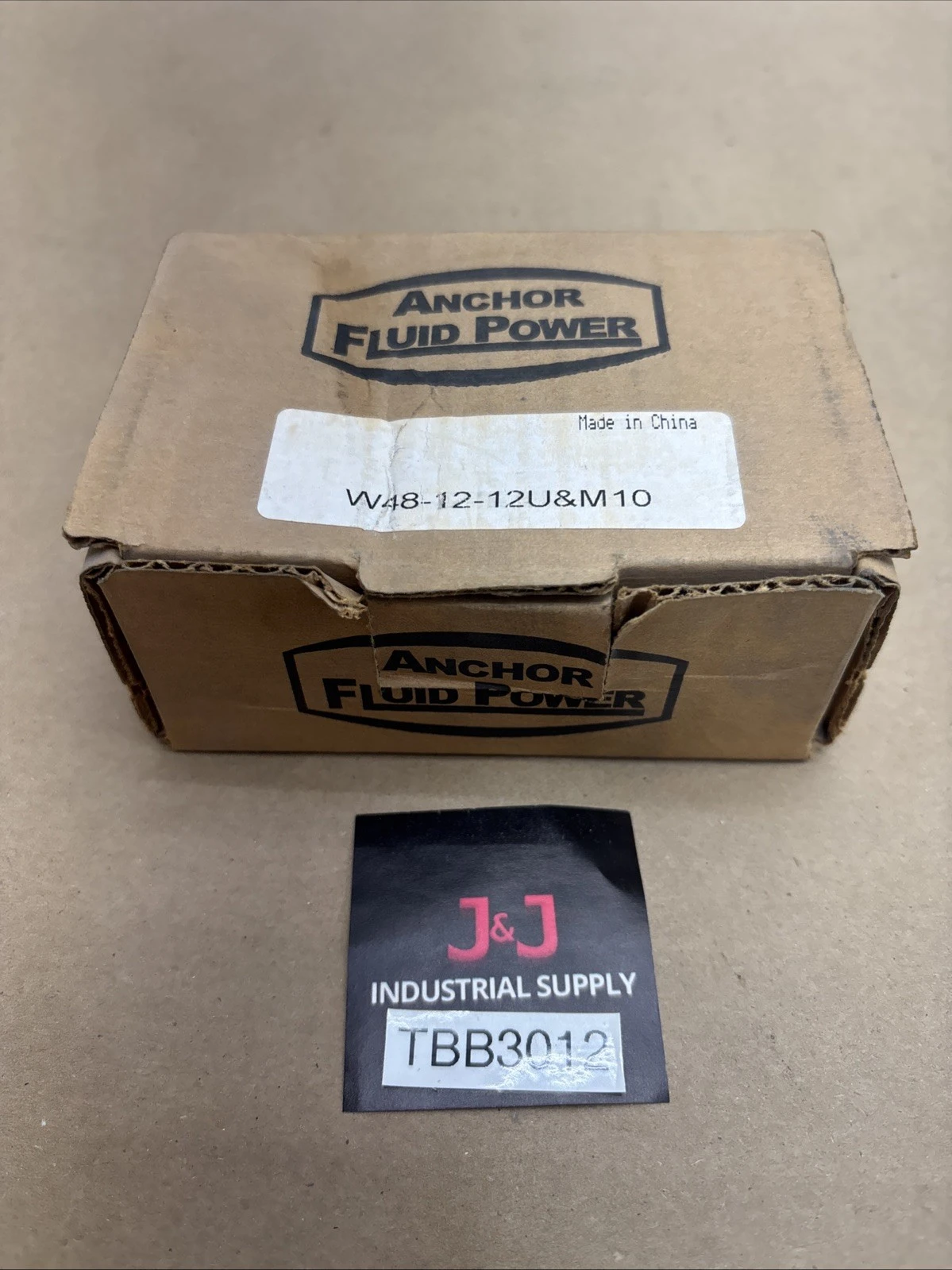 New In Box ANCHOR FLUID POWER W48-12-12 Hydraulic Flange Fast Shipping