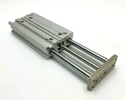 Used SMC COMPACT GUIDE SLIDE BEARING CYLINDER 20MM BORE 100MM STROKE Pneumatic Cylinders | Maverick Industrial Sales #1101303