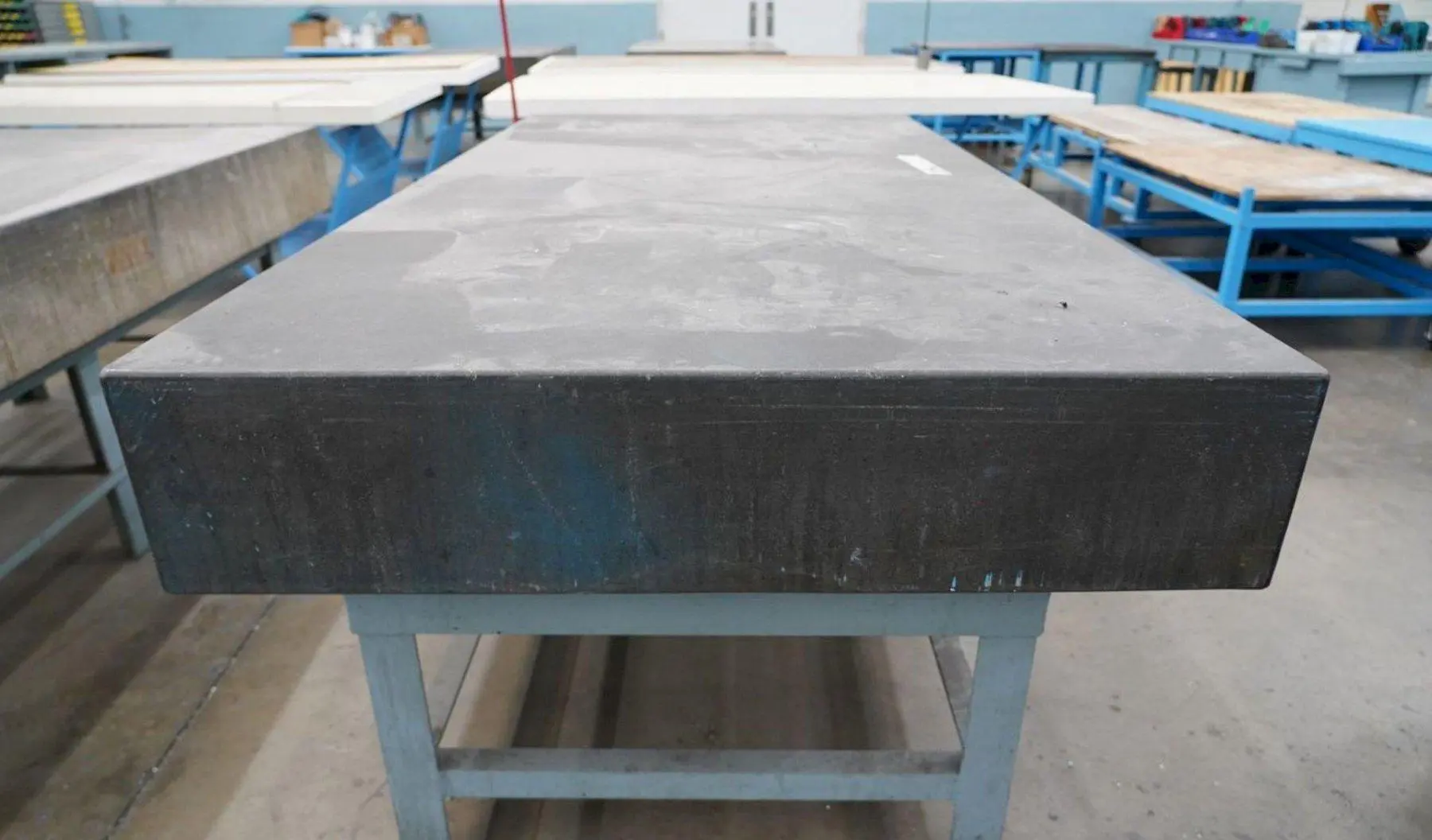 8' X 4' X 10" CHALLENGE PRECISION LAYOUT INSPECTION GRANITE TABLE: STOCK #23809
