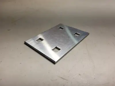 4" x 3" Splice Plate w/ Fasteners