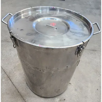 Used 30 Gal Floataire Stainless Steel Rotary Drum Handler Tumbler Mixer