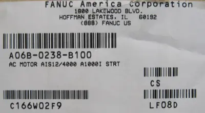 NEW FANUC A06B-0238-B100 SERVO MOTOR A860-2000-T301 A06B0238B100