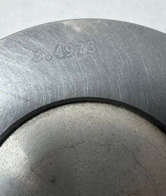 Tungsten Carbide Plug Gage 3.4973" Go Inspection Measurement