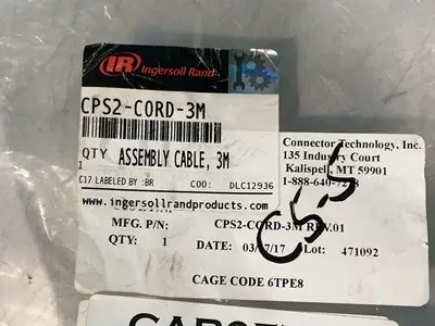 Used INGERSOLL RAND CPS2CORD3M Cable & Wire Ohio US | HGR 24 #1316484