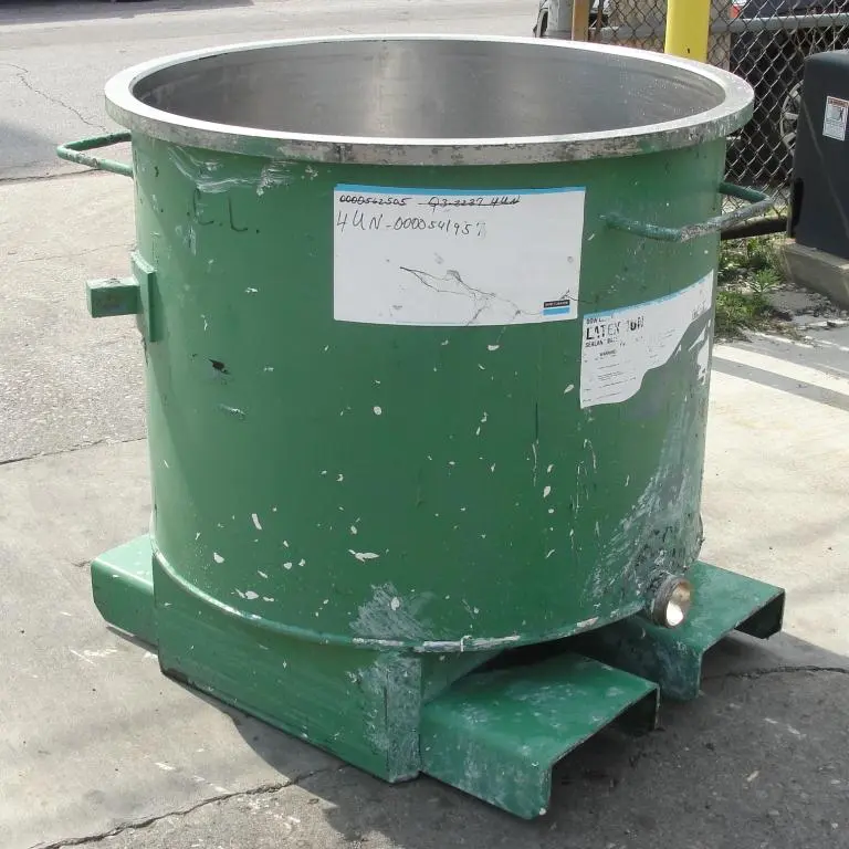 SPC6795  Mixer and Blender 125 gallon Ross change can Stainless Steel 39.25" inside diameter 31.5" inside height