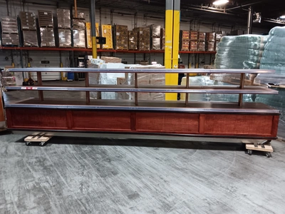 124-0108 Wooden Bakery Display Table