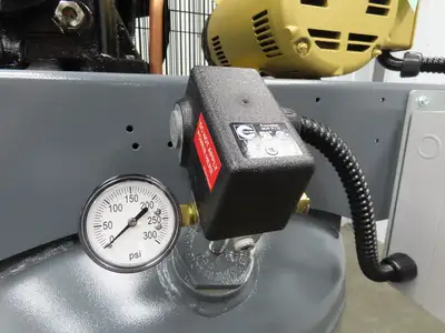 Atlas Copco CR5 Reciprocating Air Compressor 17.4CFM 5HP 460V 3Ph 80 Gal
