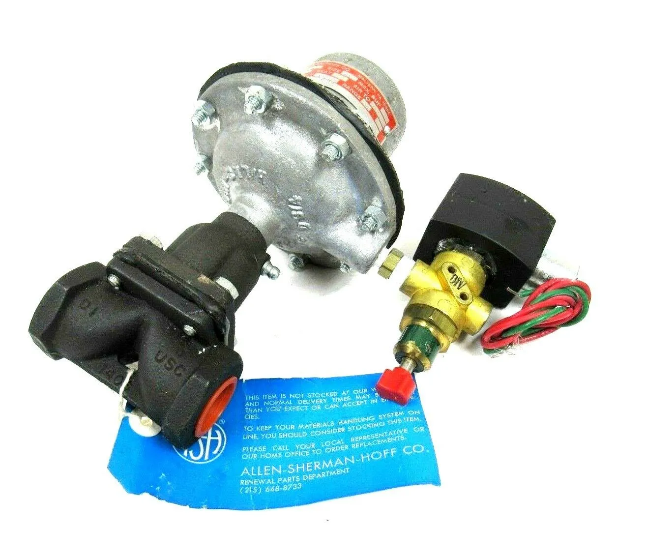 NEW ALLEN SHERMAN HOFF 105543 DIAPHRAGM VALVE SIZE 3/4 EF8320G184PMS