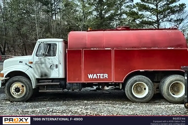 Used 1996 INTERNATIONAL F-4900 Water Trucks Georgia US | Proxy Equipment #1378203