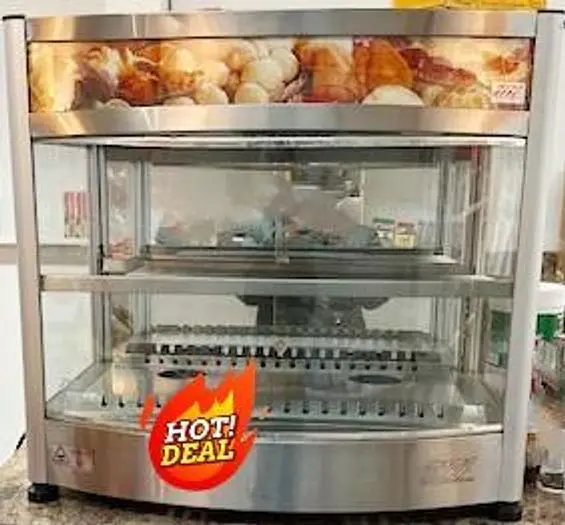 Hot food display - counter top