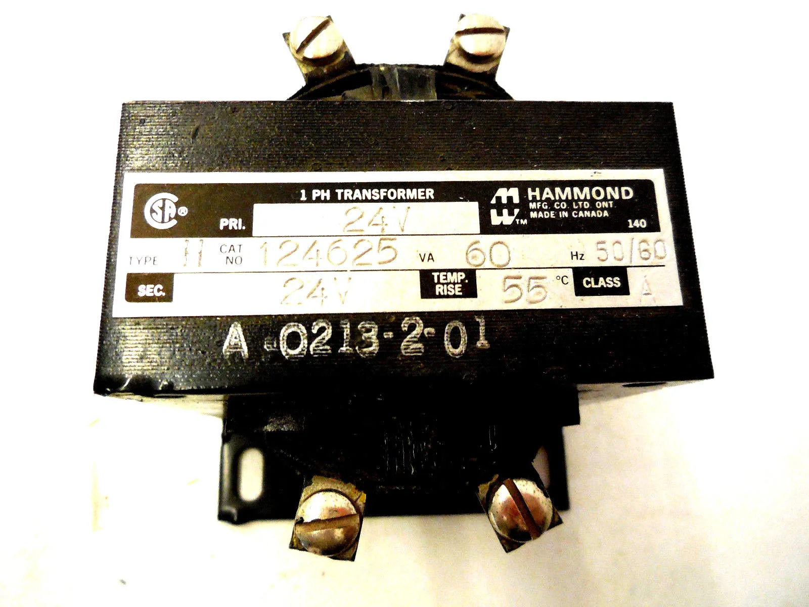 NEW HAMMOND 124-625 TRANSFORMER 124625