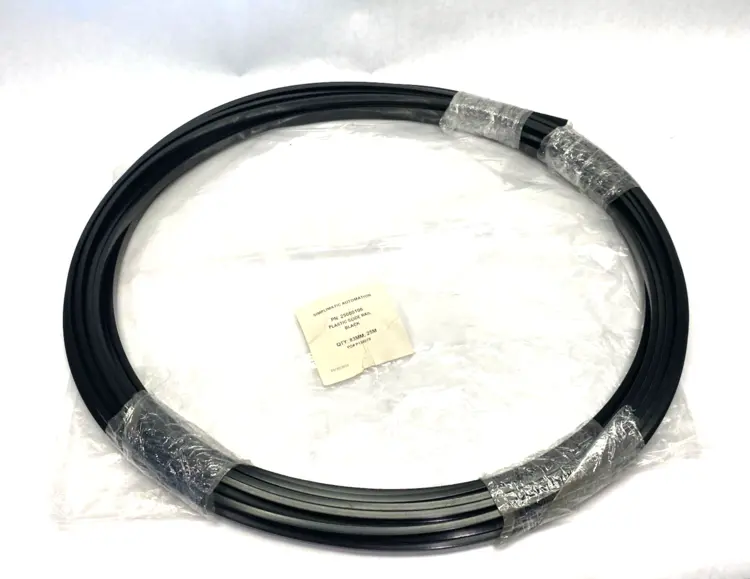 New | in-Stock Simplimatic Plastic Side Rail Guard Black 25M Length Conveyor Parts Michigan US | Maverick Industrial Sales #1395201