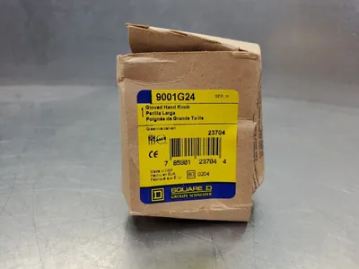 SCHNEIDER ELECTRIC 9001G24 Ser. H Green Gloved Hand Knob. 4C-23