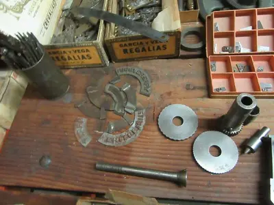 3382-385 Antique RA LIENHARD SUISSE Chaux-De-Fonds Horizontal & Vertical Rotary Engine TURNING / BROCADING MACHINE