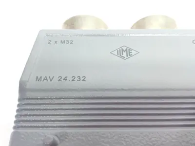 New | in-Stock ILME Mencom Hood, C-TYPE series, with 4 pegs, M32 x 2 top Entry Connector Accessories Michigan US | Maverick Industrial Sales #1390602
