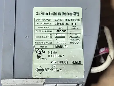 Used BENSHAW RC-85A Switchgears British Columbia CA | Lenmark #1437072
