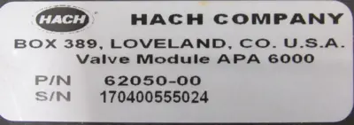 NEW HACH 62050-00 MOTOR ASSEMBLY 6205000