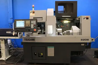 2011 TSUGAMI S206 Swiss Type Automatic Screw Machines | Midstate Machinery (6)