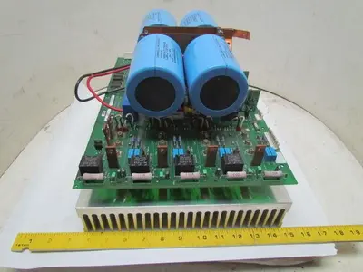 EPE PCA 72-161091-00 Circuit Board Capacitor Heatsink Assembly 6000uF 250VDC