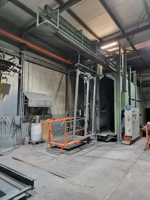 USED WHEELABRATOR KH3 1000 X 4000 MM 4 TURBINES