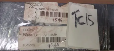 LEFT & RIGHT RAM WIPER UHMW RG42 30X536X110 A7320000092,  A7320000093