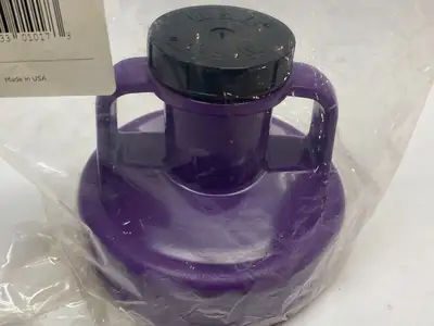 NEW OILSAFE MULTIPURPOSE UTILITY LID, 48MM OPENING, PURPLE