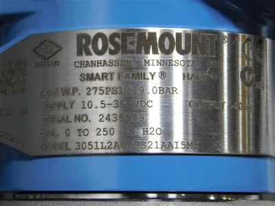 USED ROSEMOUNT ANALYTICAL 3051L2AD4GS21AAI5M5