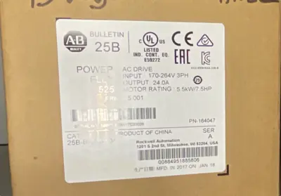 New | in-Stock Allen Bradley 25B-B024N104 Variable Speed Drives Pennsylvania US | ISP Equipment Group #1318707