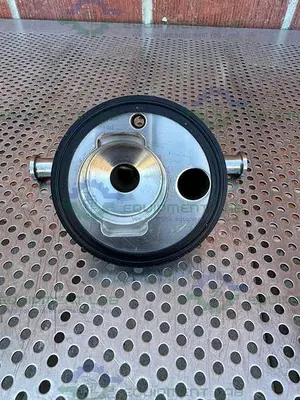 USED ALLEGHENY BRADFORD 6.2 LITER  STAINLESS STEEL FILTER HOUSING 150 PSIG