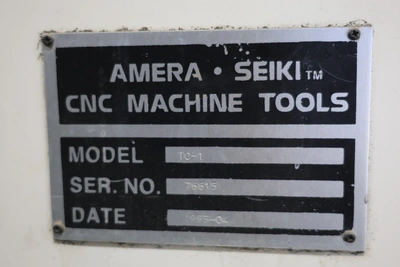 1995 AMERA SEIKI TC-1L CNC Lathes | Liberty Machine Works LLC (3)