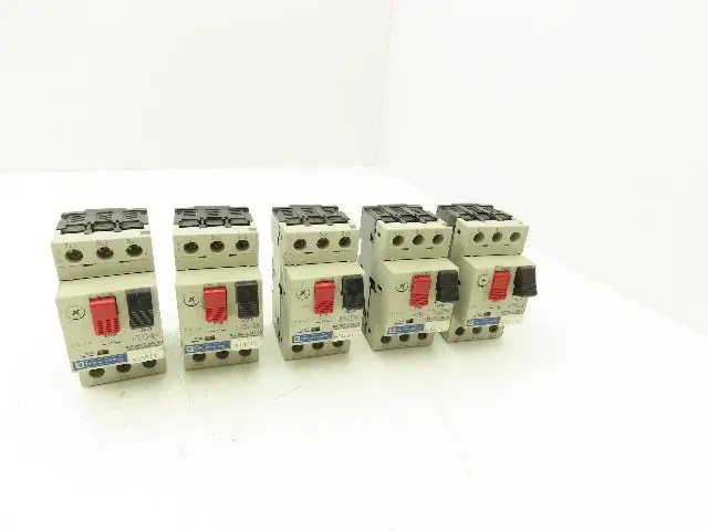 Telemecanique Contactor Manual Motor Starter 3-Pole 2.5-4A 600VAC 3HP Lot of 5