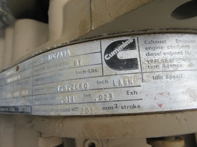 USED 1984 CUMMINS NTC-400