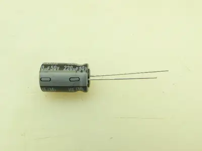 Nichicon 493-1609-ND Aluminum Capacitor 220uF 50V  LOT OF 68