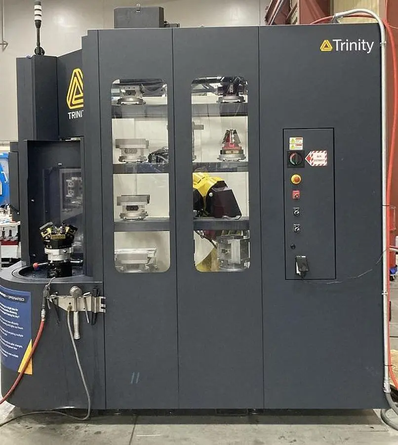 2022 YCM CX-4 5-Axis VMC & Trinity AX2-24 Automatic Pallet System
