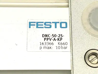 DNC-50-25-PPV-A-KP | Festo  Pneumatic Cylinder 50mm Bore 25mm Stroke 163366 - New Other