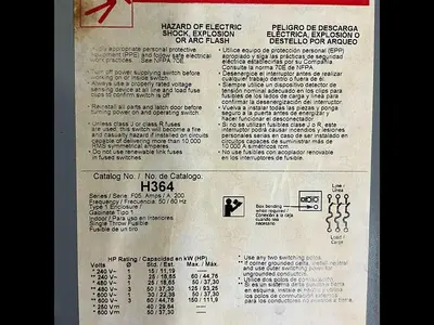 USED SQUARE D H364
