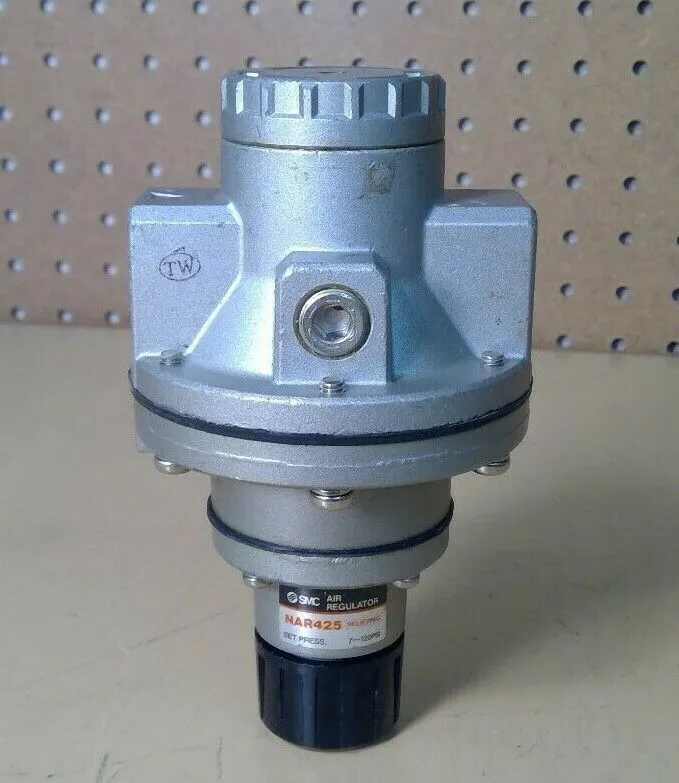 SMC NAR425 Air Pneumatic Regulator 7~120 psi 6D