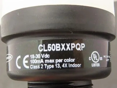 Banner CL50BXXPQP Blue Color Indicator Light 18-30VDC 4-Pin M12 6" Pigtail