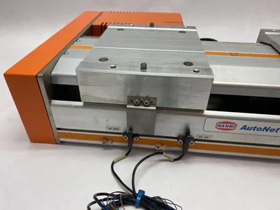 USED HANMI AUTONET DUAL-SLIDE LINEAR ROBOT ACTUATION SLIDE SYSTEM
